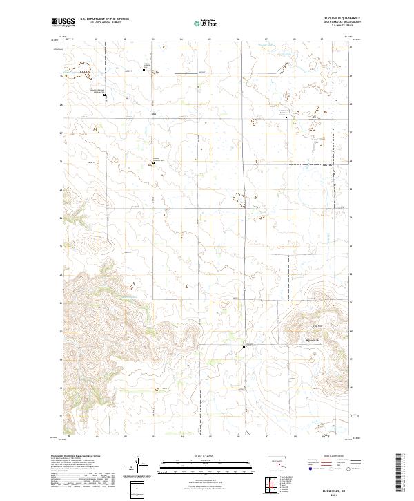 USGS Topographic Map – Bijou Hills