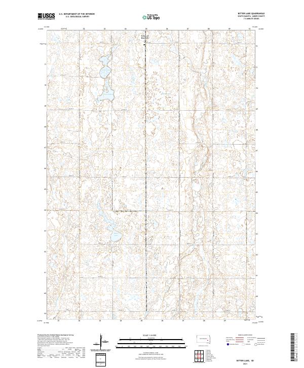 USGS Topographic Map – Bitter Lake