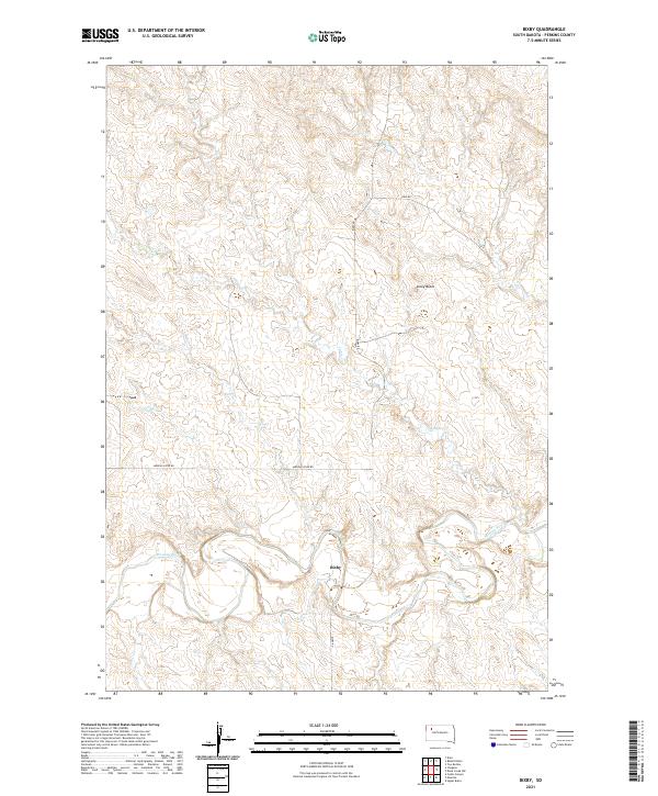 USGS Topographic Map – Bixby