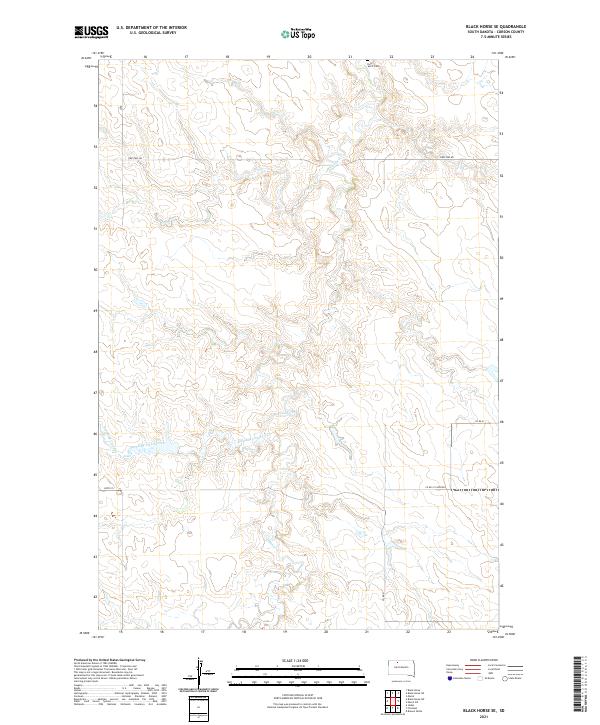 USGS Topographic Map – Black Horse SE