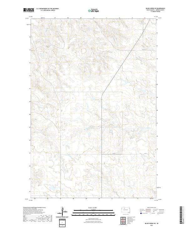 USGS Topographic Map – Black Horse SW