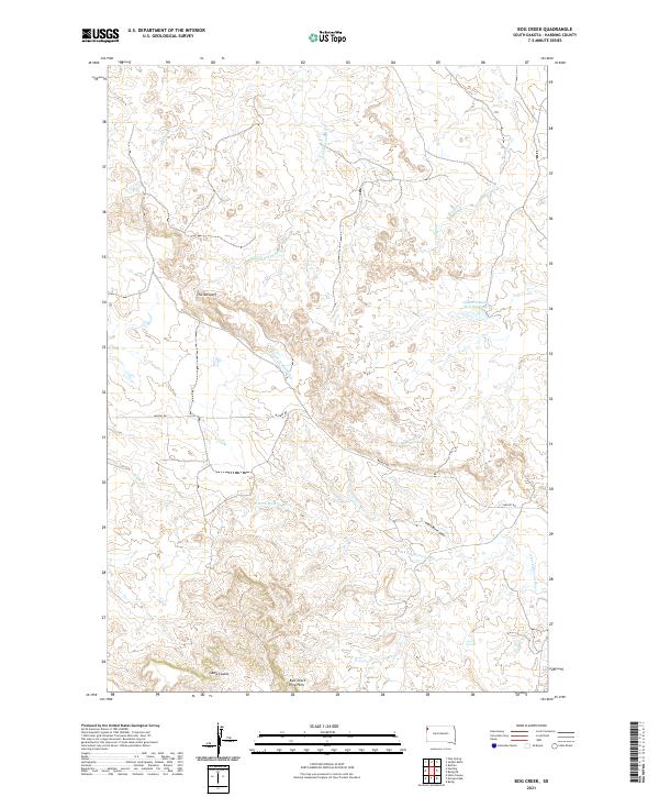 USGS Topographic Map – Bog Creek