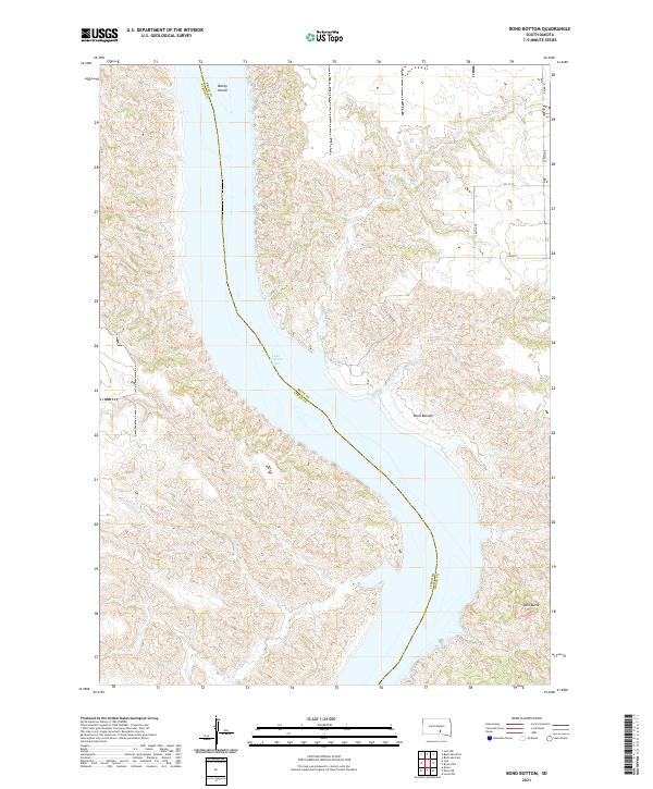 USGS Topographic Map – Bond Bottom