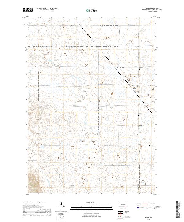 USGS Topographic Map – Bovee