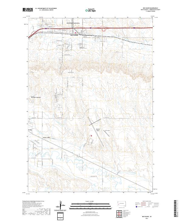 USGS Topographic Map – Box Elder
