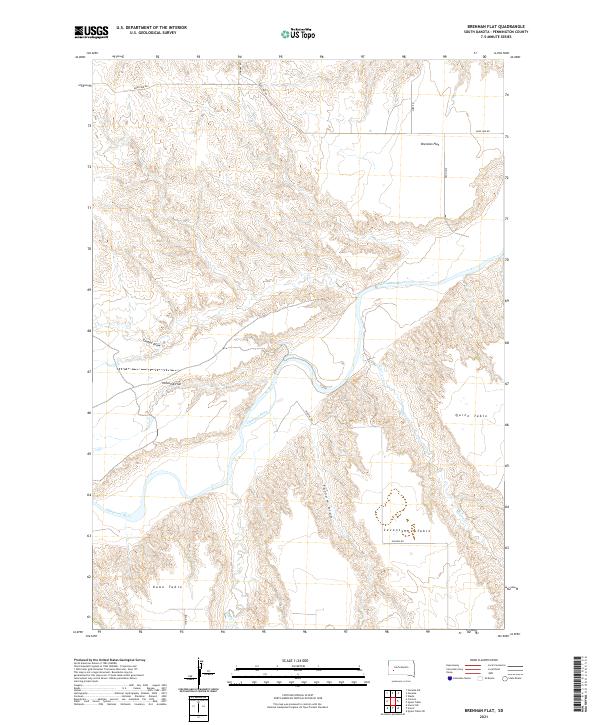 USGS Topographic Map – Brennan Flat