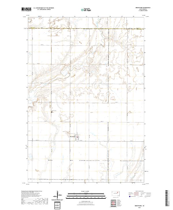 USGS Topographic Map – Brentford