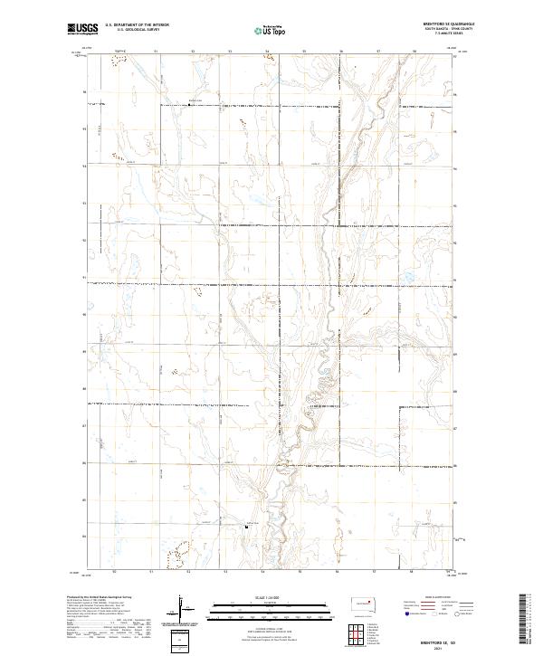 USGS Topographic Map – Brentford SE