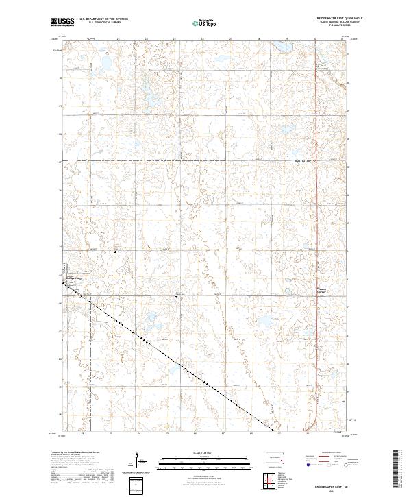 USGS Topographic Map – Bridgewater East