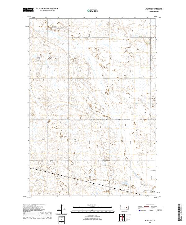 USGS Topographic Map – Broadland