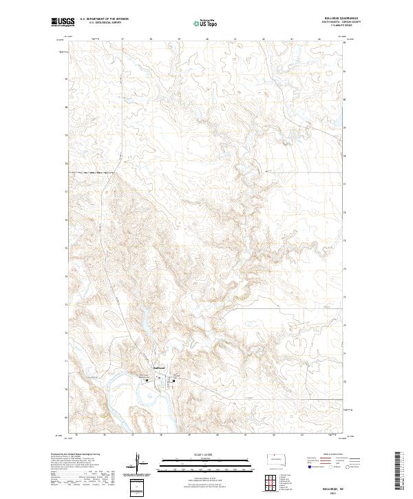 USGS Topographic Map – Bullhead