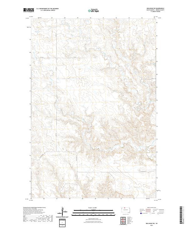 USGS Topographic Map – Bullhead SW