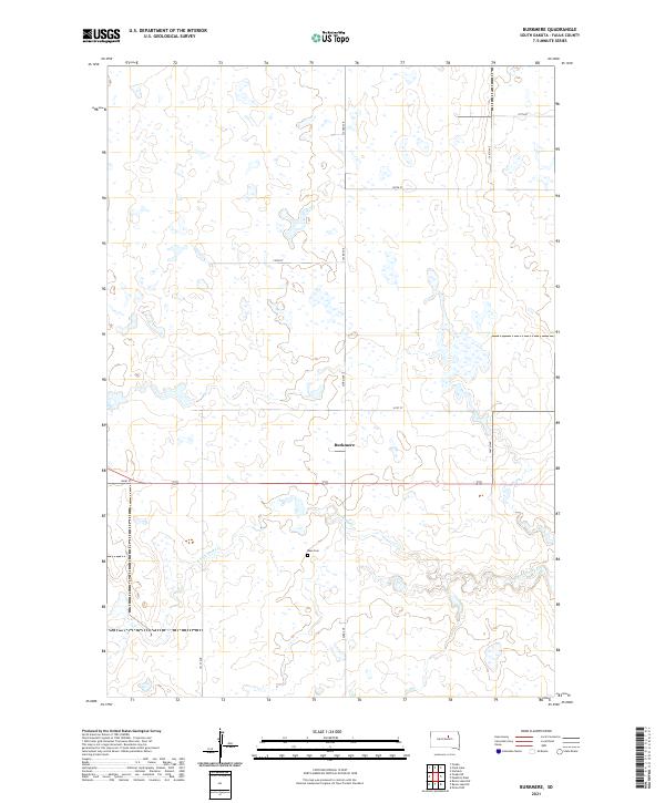 USGS Topographic Map – Burkmere