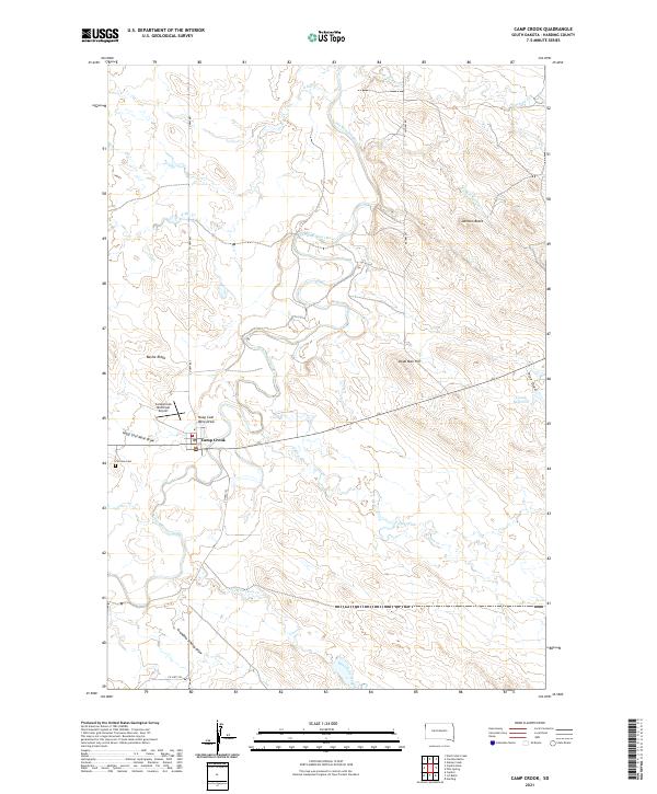 USGS Topographic Map – Camp Crook