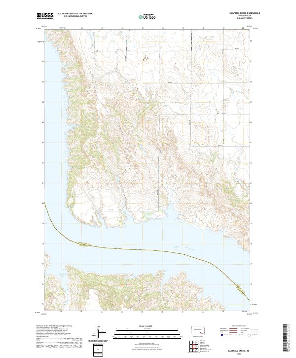 USGS Topographic Map – Campbell Creek