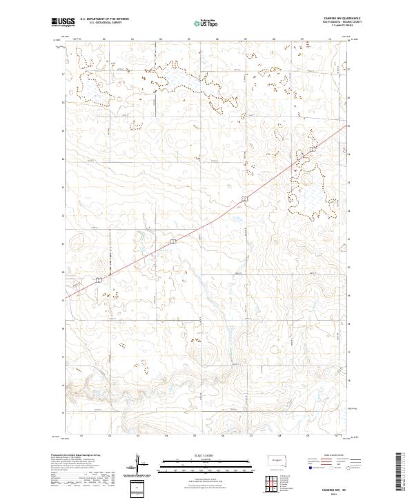 USGS Topographic Map – Canning NW