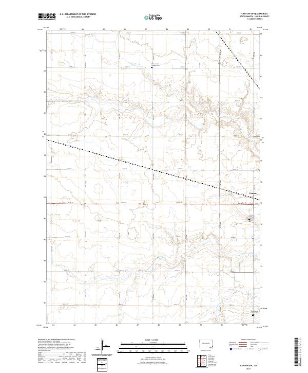 USGS Topographic Map – Canton SW