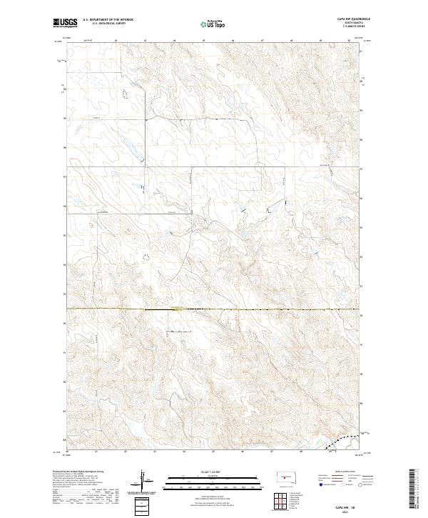 USGS Topographic Map – Capa NW