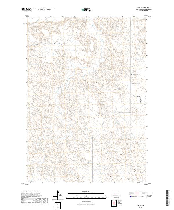 USGS Topographic Map – Capa SE