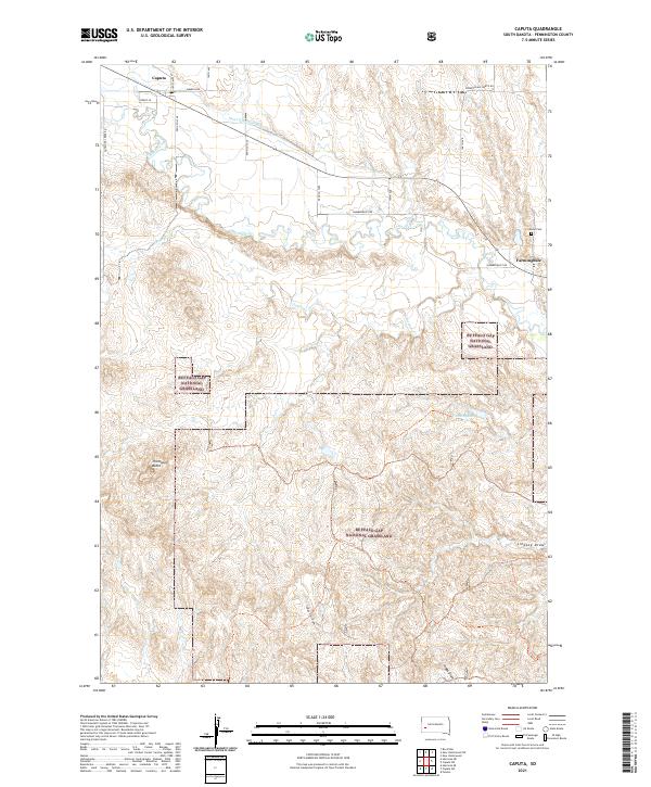 USGS Topographic Map – Caputa