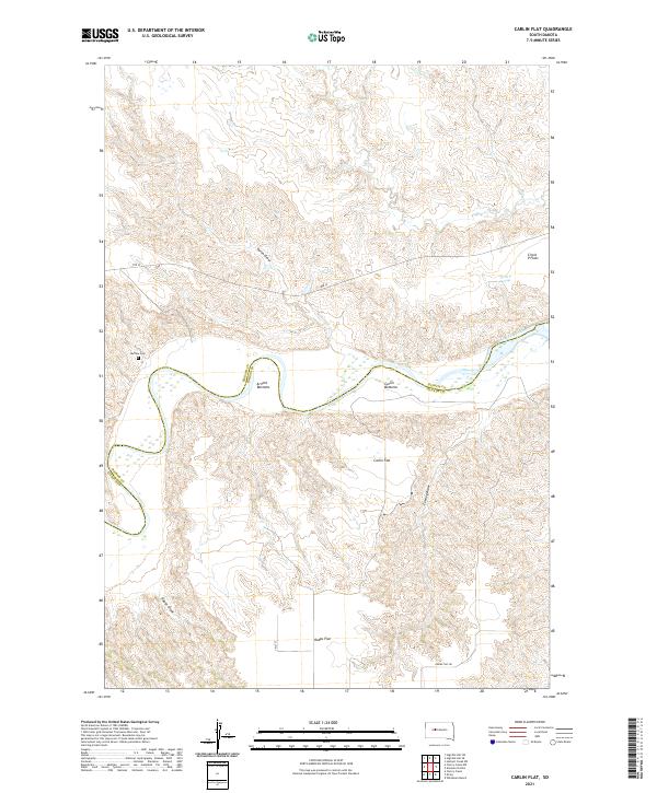USGS Topographic Map – Carlin Flat
