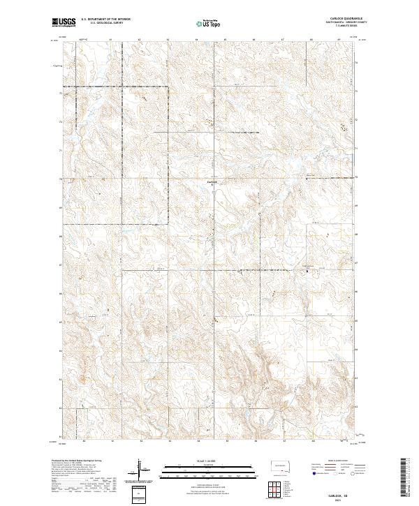 USGS Topographic Map – Carlock