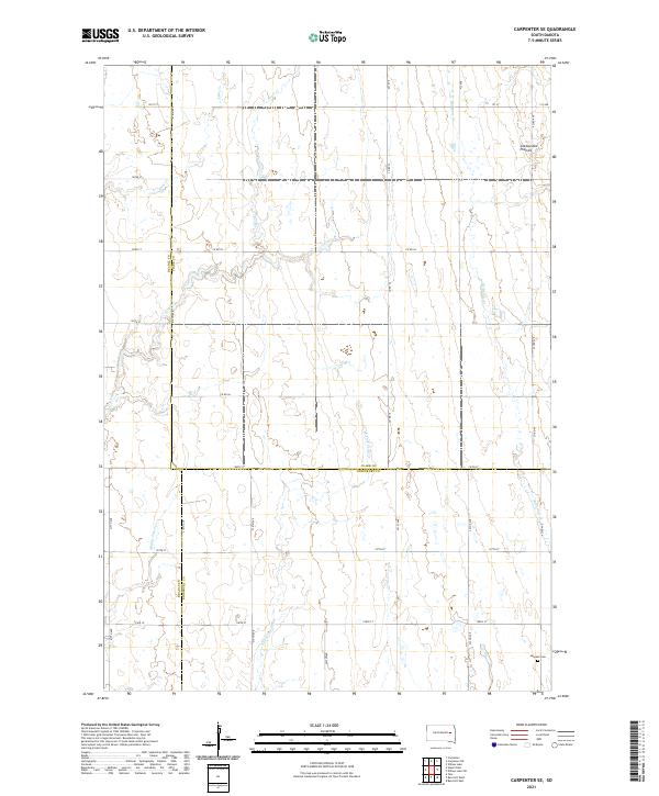 USGS Topographic Map – Carpenter SE