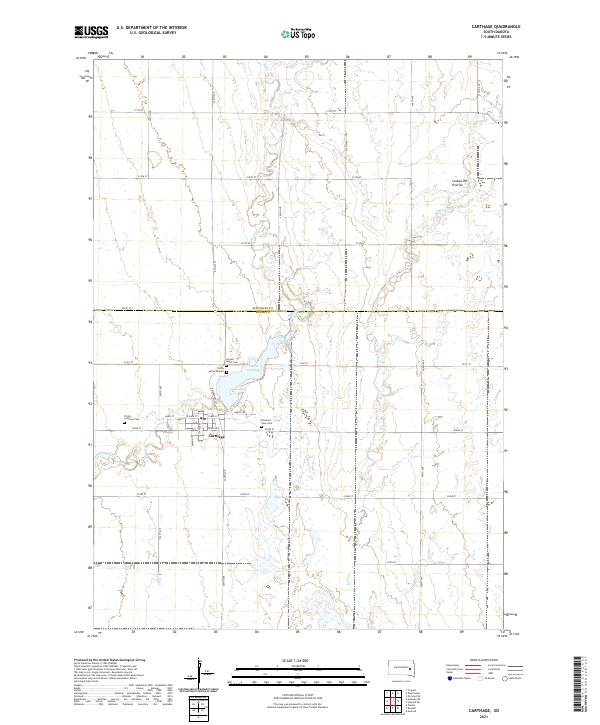USGS Topographic Map – Carthage