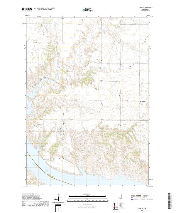 USGS Topographic Map – Castalia