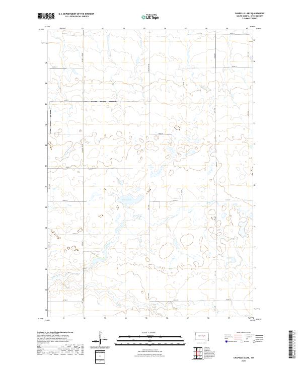 USGS Topographic Map – Chapelle Lake