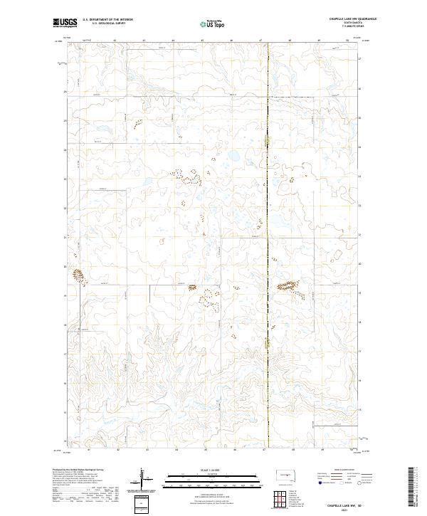 USGS Topographic Map – Chapelle Lake NW