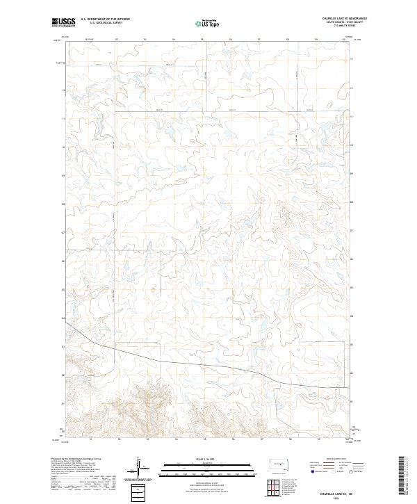 USGS Topographic Map – Chapelle Lake SE