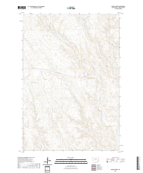 USGS Topographic Map – Charlie Creek