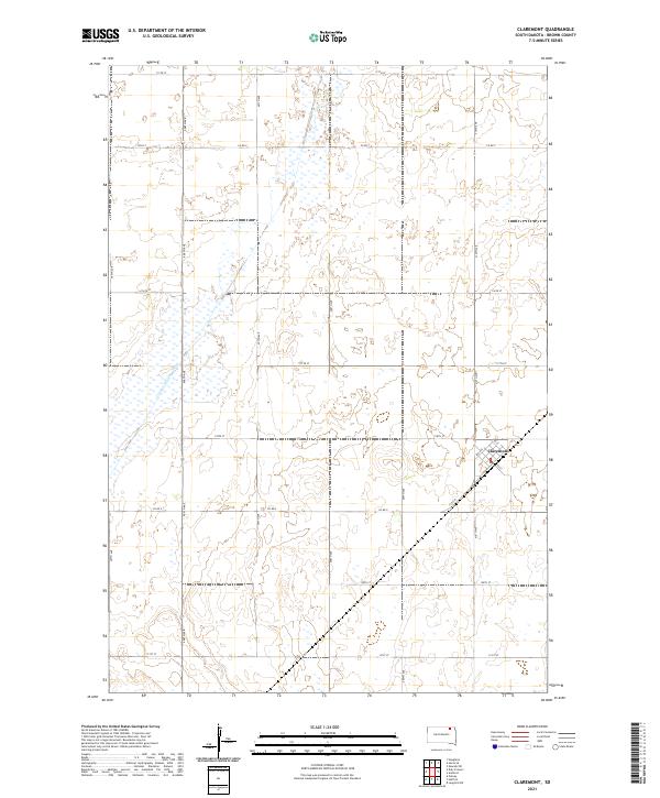 USGS Topographic Map – Claremont