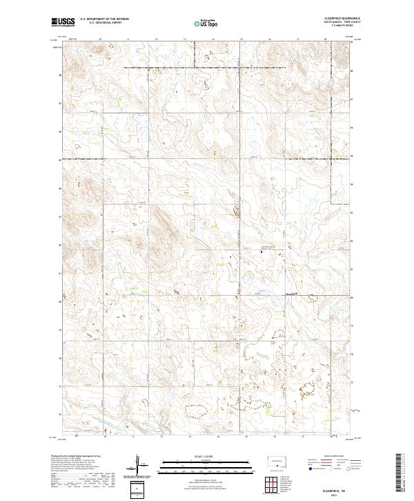 USGS Topographic Map – Clearfield