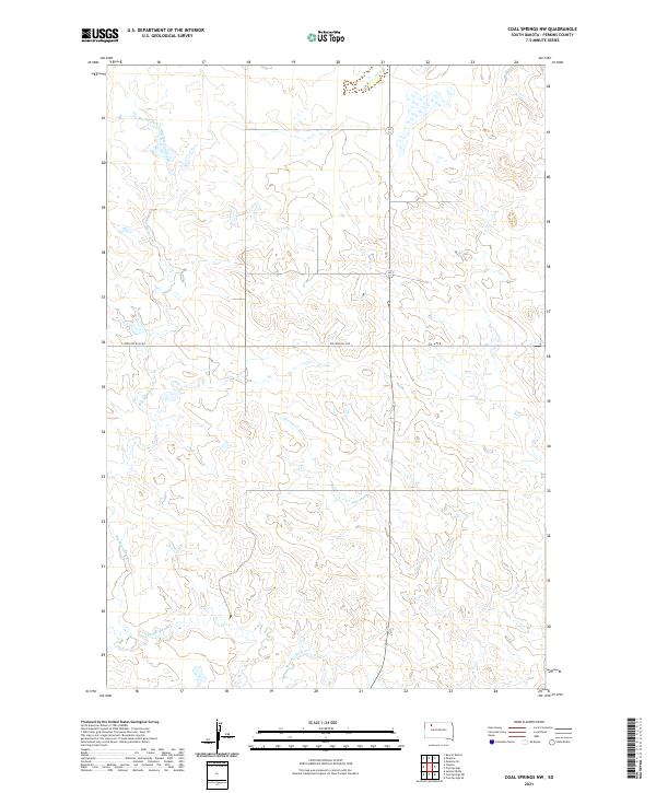 USGS Topographic Map – Coal Springs NW