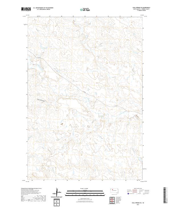 USGS Topographic Map – Coal Springs SE