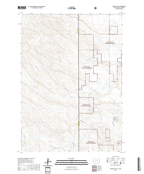 USGS Topographic Map – Coffee Flats