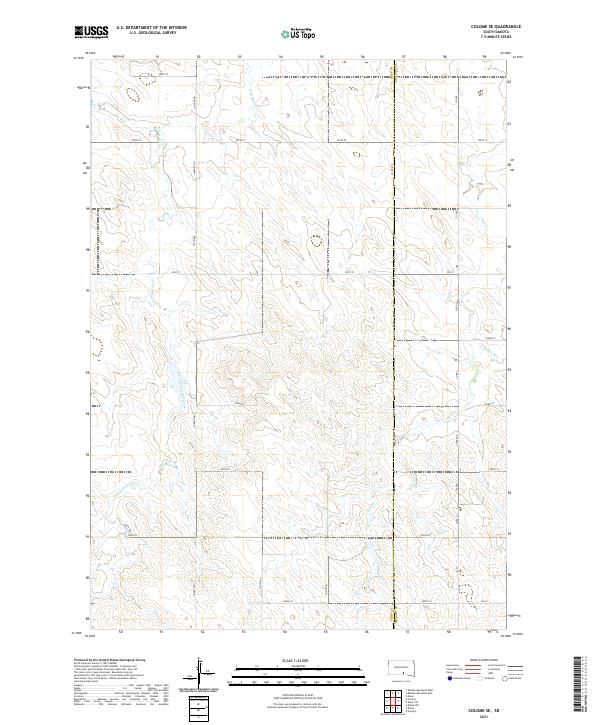 USGS Topographic Map – Colome SE
