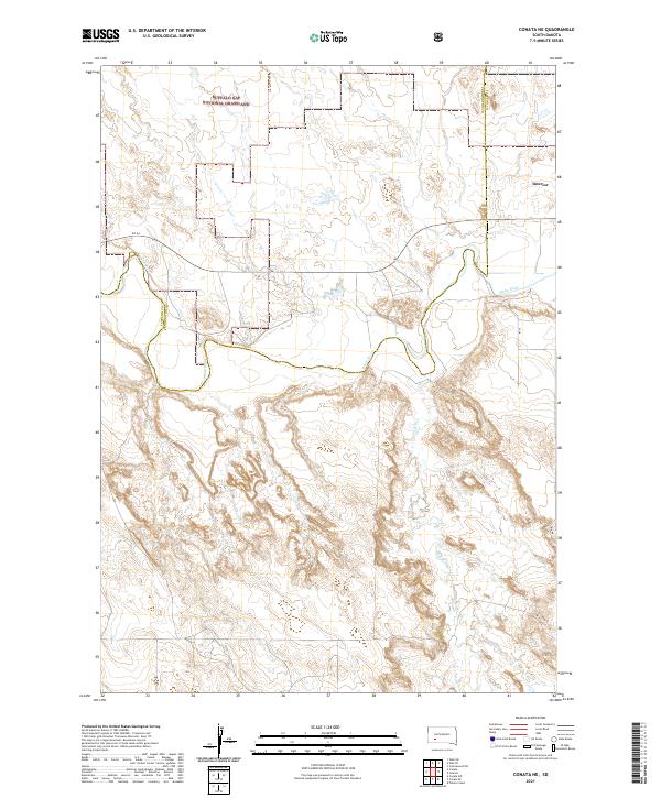 USGS Topographic Map – Conata NE