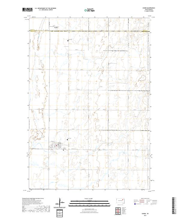 USGS Topographic Map – Conde