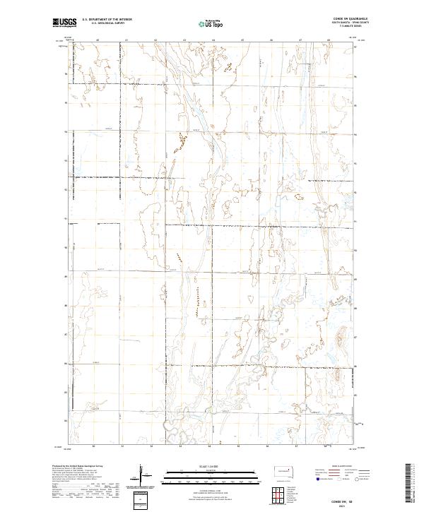 USGS Topographic Map – Conde SW