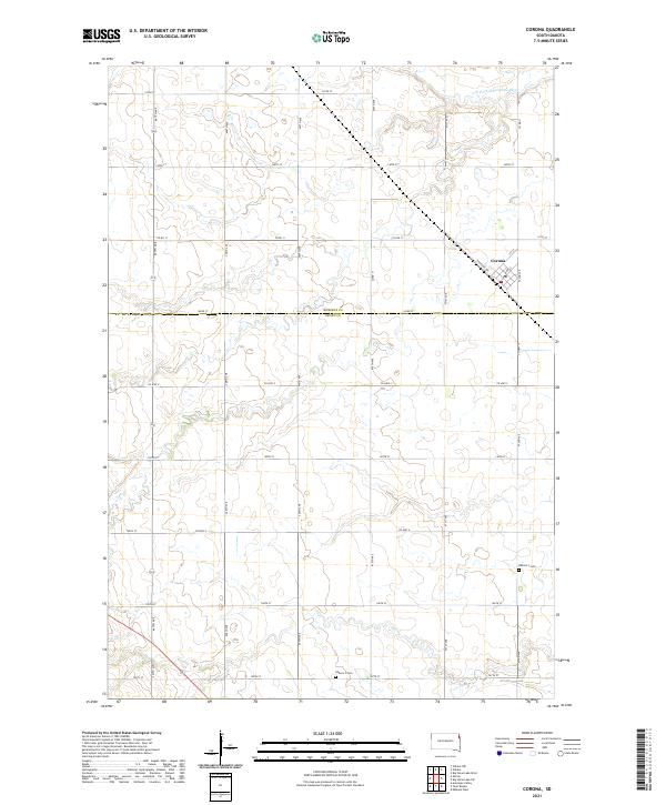 USGS Topographic Map – Corona