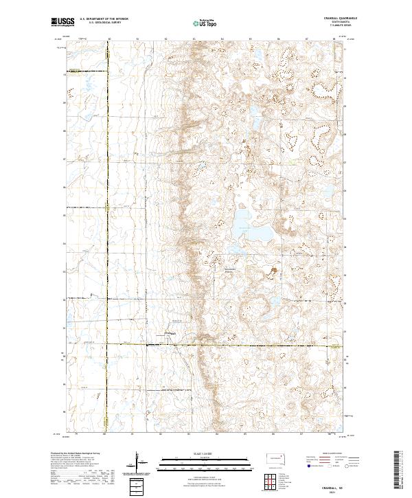 USGS Topographic Map – Crandall
