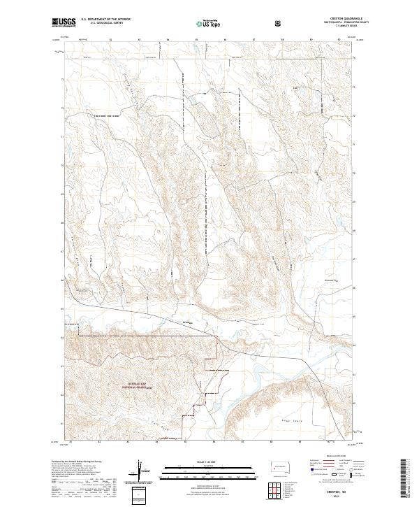 USGS Topographic Map – Creston