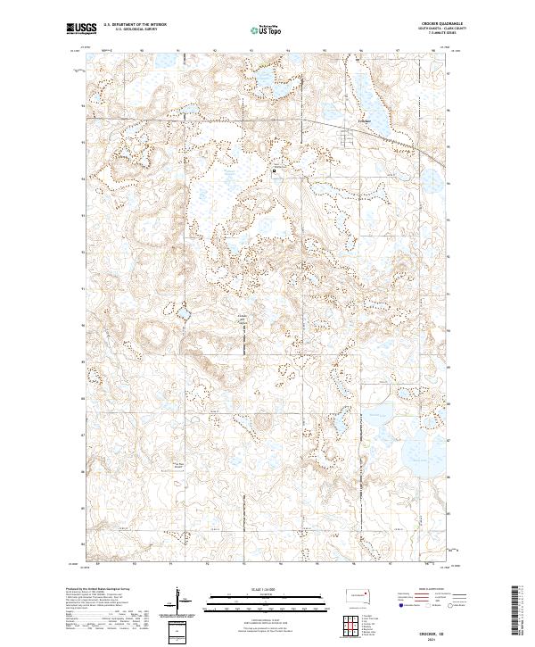 USGS Topographic Map – Crocker