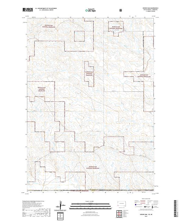 USGS Topographic Map – Crowe Dam