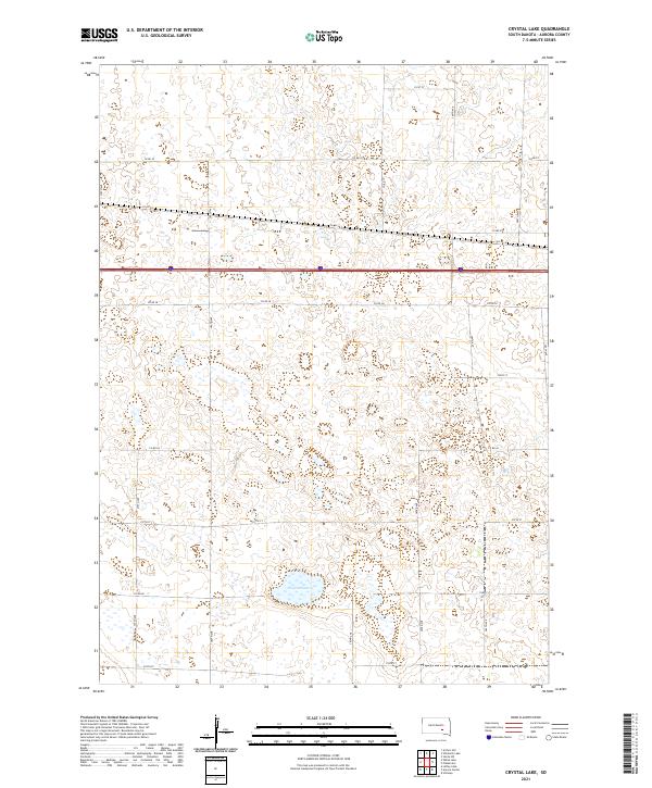 USGS Topographic Map – Crystal Lake