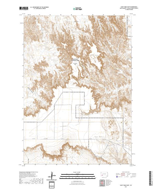USGS Topographic Map – Cuny Table East