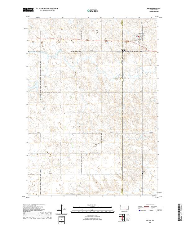 USGS Topographic Map – Dallas